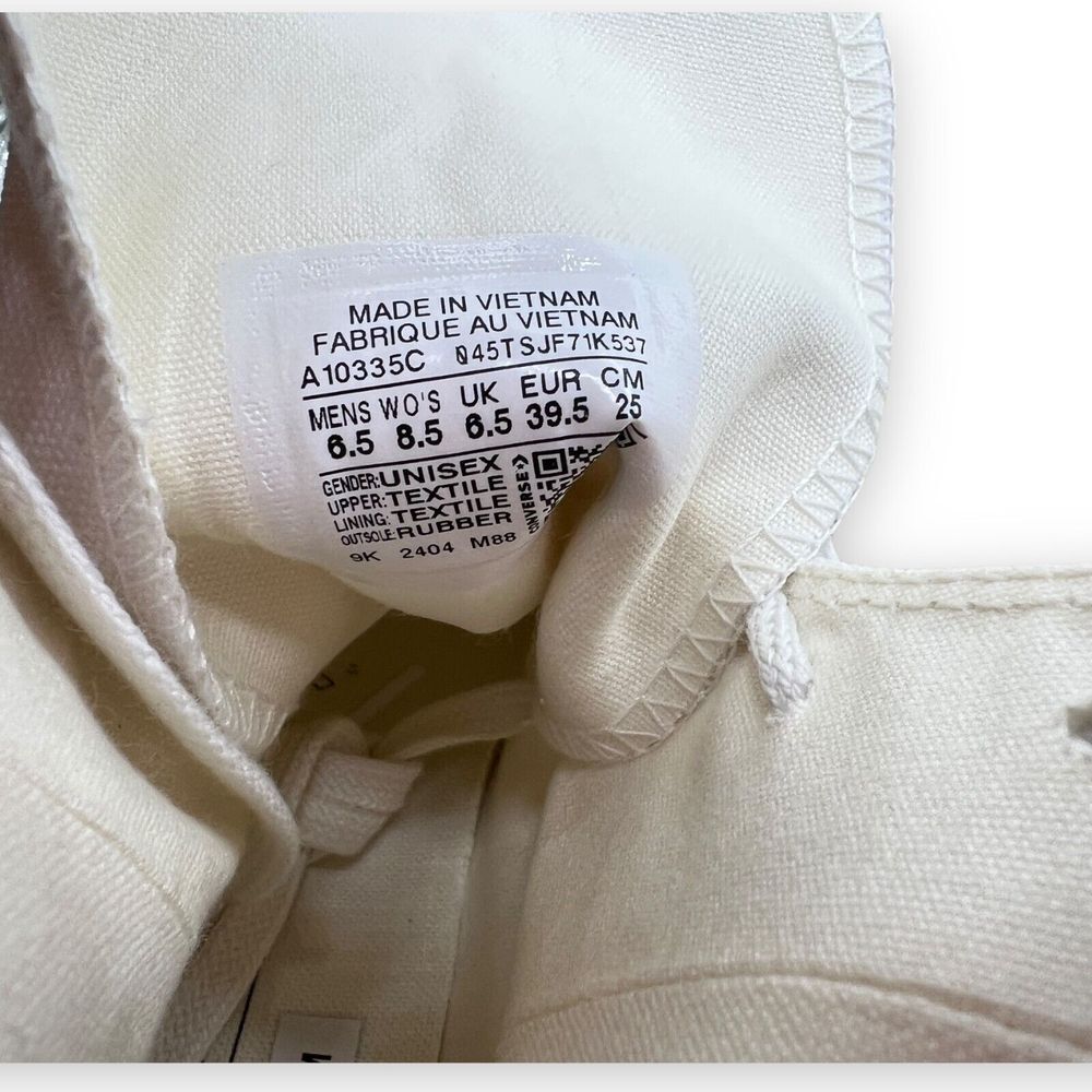 Converse Shoes Womens 8.5 White Chuck 70 De Luxe Heel Western Hi Platform *READ* - Picture 4 of 10